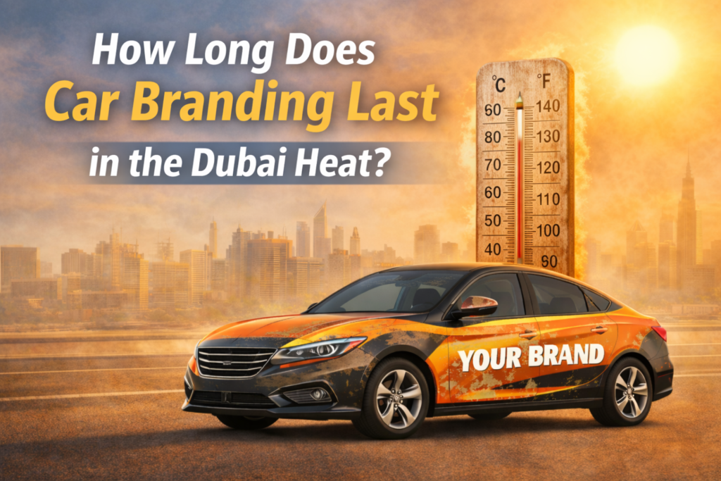 car branding durability UAE extreme weather conditions