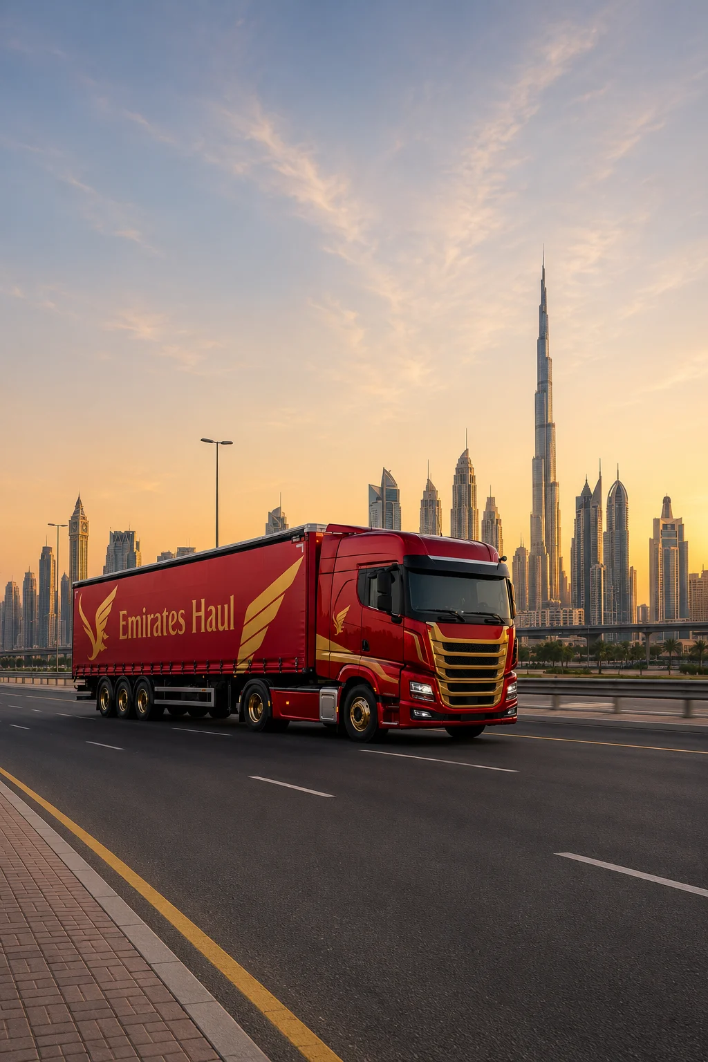 Custom Truck Branding Services in JLT